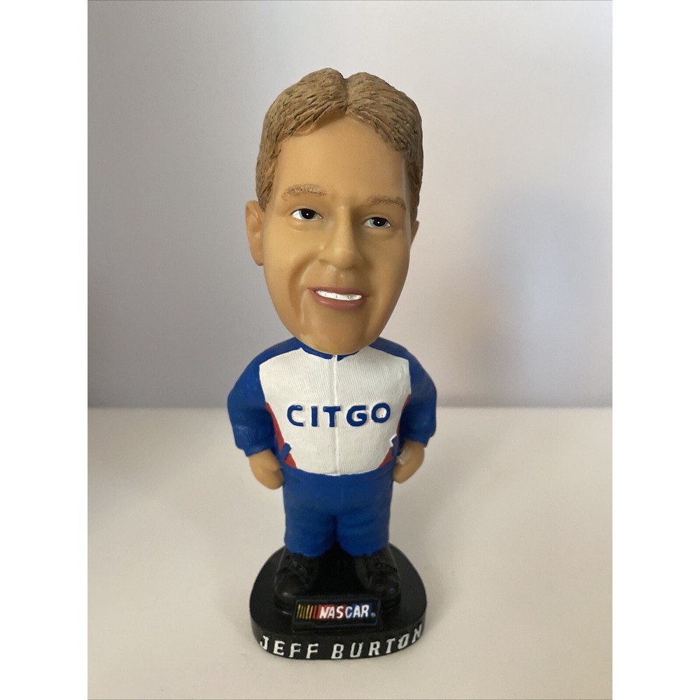 Jeff Burton‎ NASCAR Citgo Bobblehead In Original Packaging Blue and White Suit